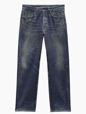 Rag & Bone Miramar Denim Straight-Leg Sweatpants